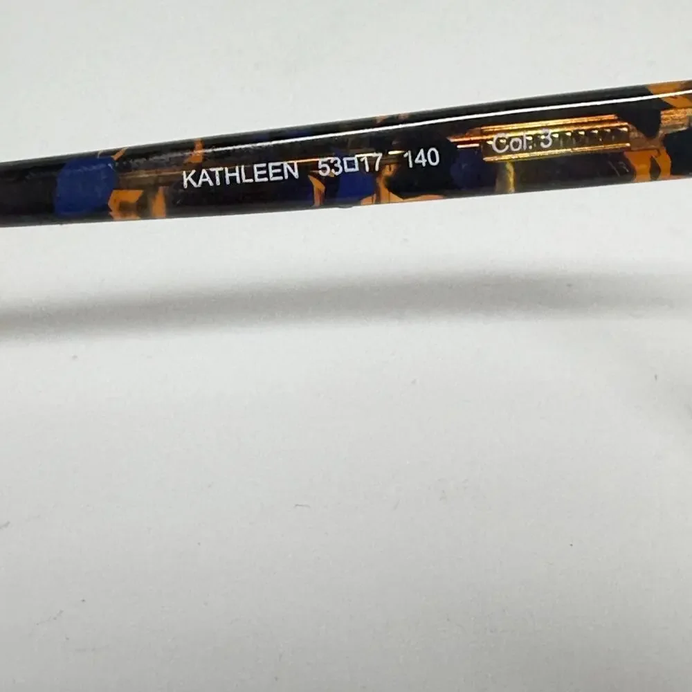 GRO KAthleen‎ Eyeglasses Frames Multicolor Blue Orange Frames H17874
